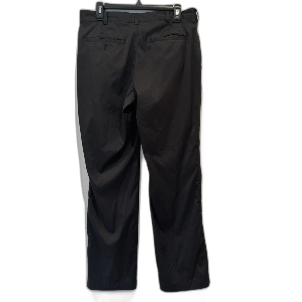 Nike Golf Pants Dri-FIT Black Performance Straight Stretch Athletic Men sz 32x32